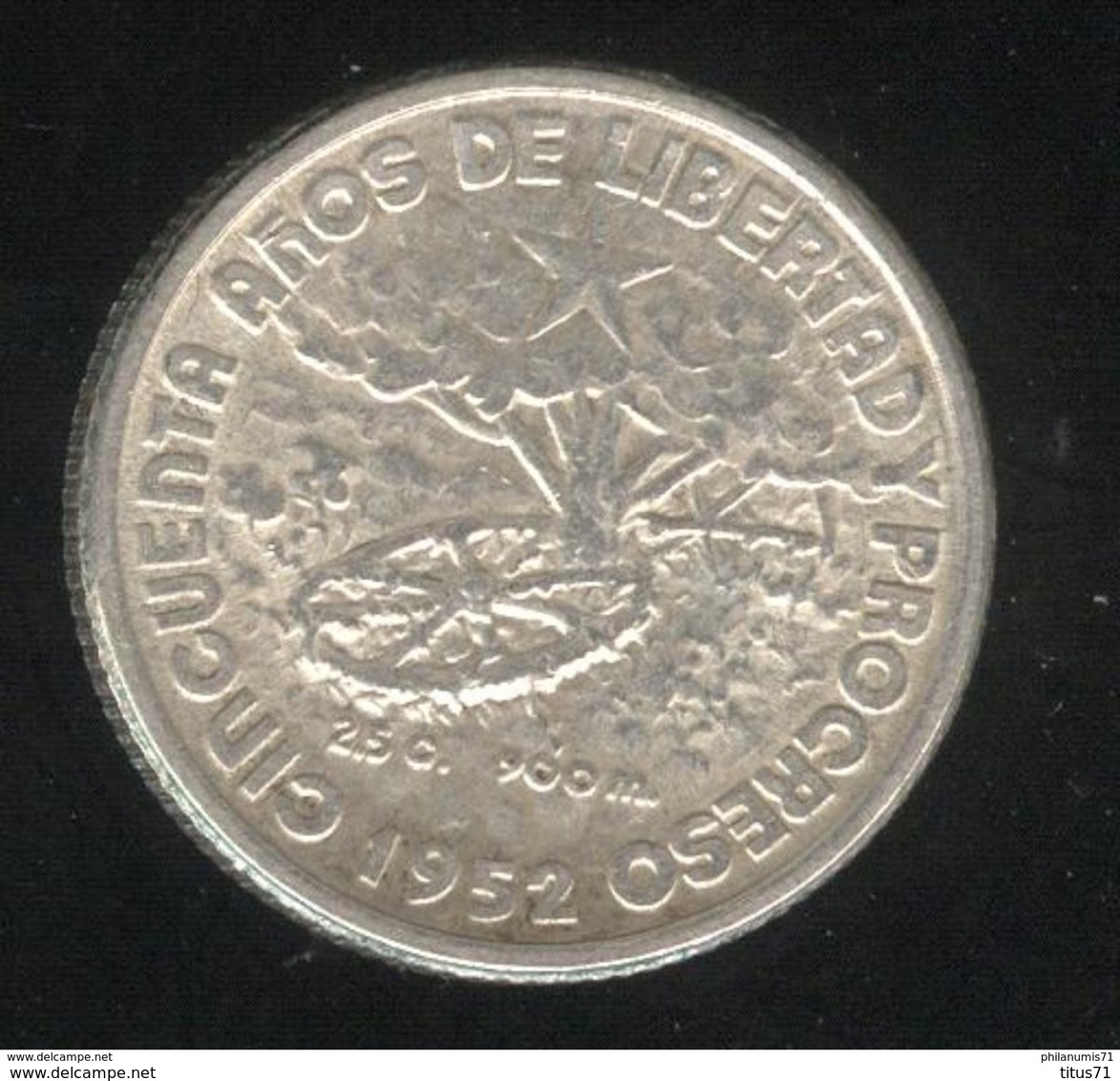10 Centavos Cuba 1952 TTB+ - Cuba