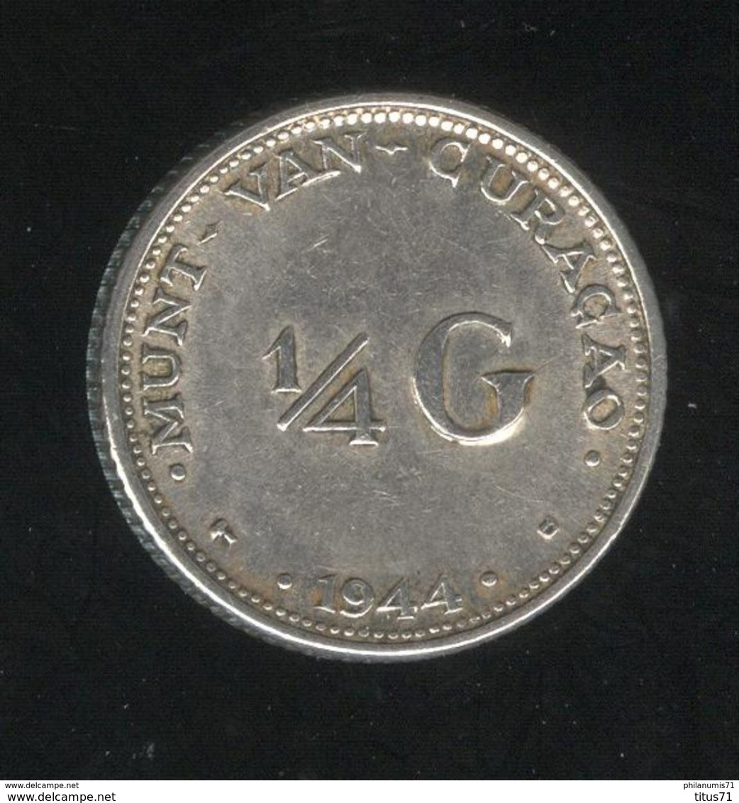 1/4 Gulden Curacao 1944 TTB - Curaçao