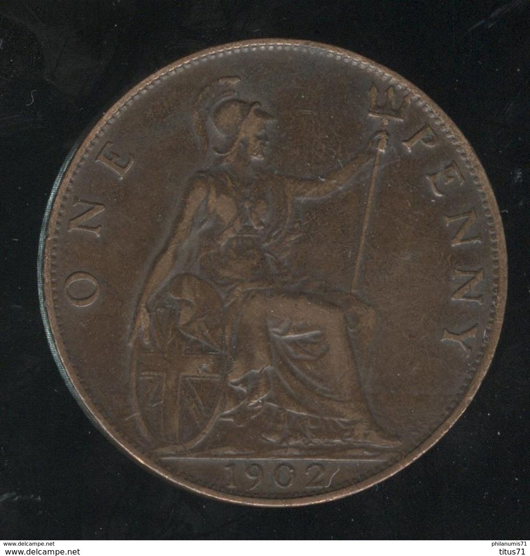 1 Penny Angleterre 1902 Edouard VII TTB - D. 1 Penny