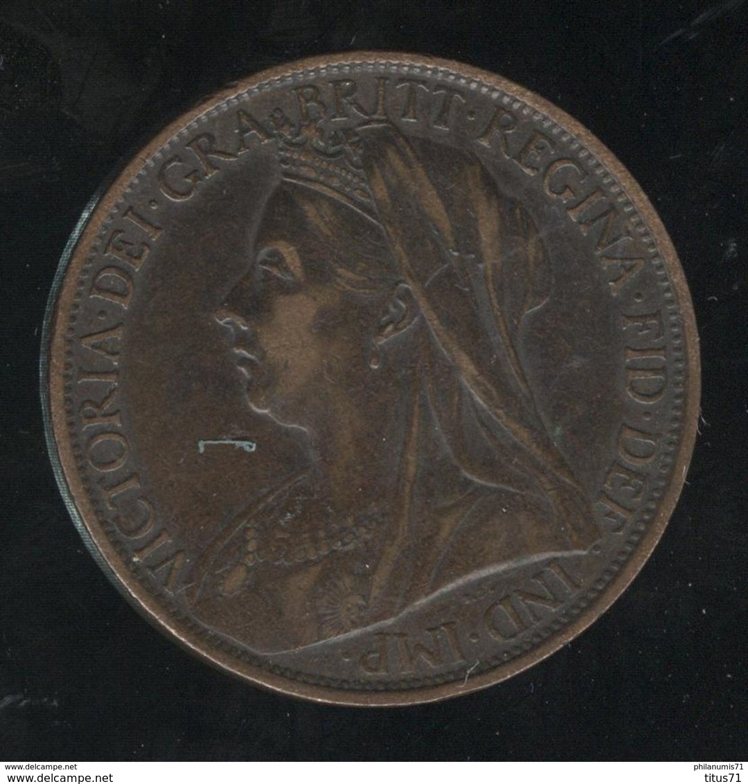 1 Penny Angleterre 1900 Victoria TTB - D. 1 Penny