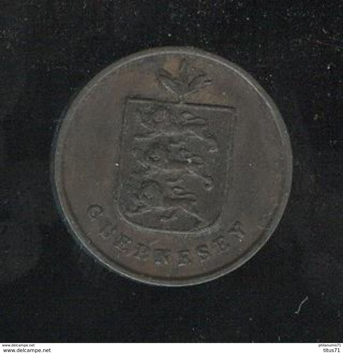 1 Double Guernesey 1830 TTB+ - Guernsey