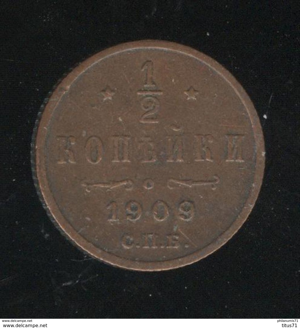 1/2 Kopeck Russie / Russia 1909 TTB+ - Russland