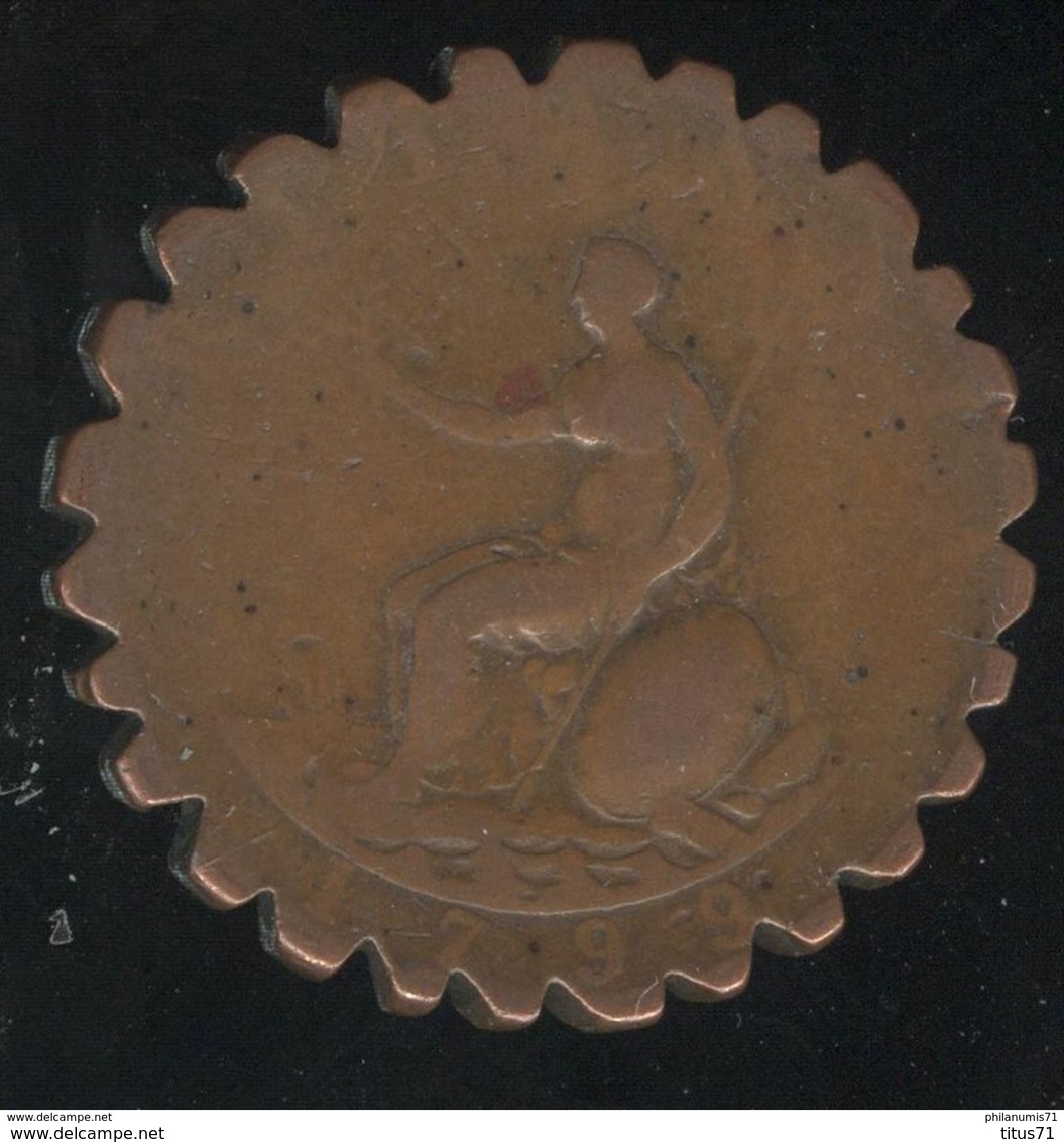 1/2 Penny 1799 Fantaisie / Curiosité Numismatique - B. 1/2 Penny