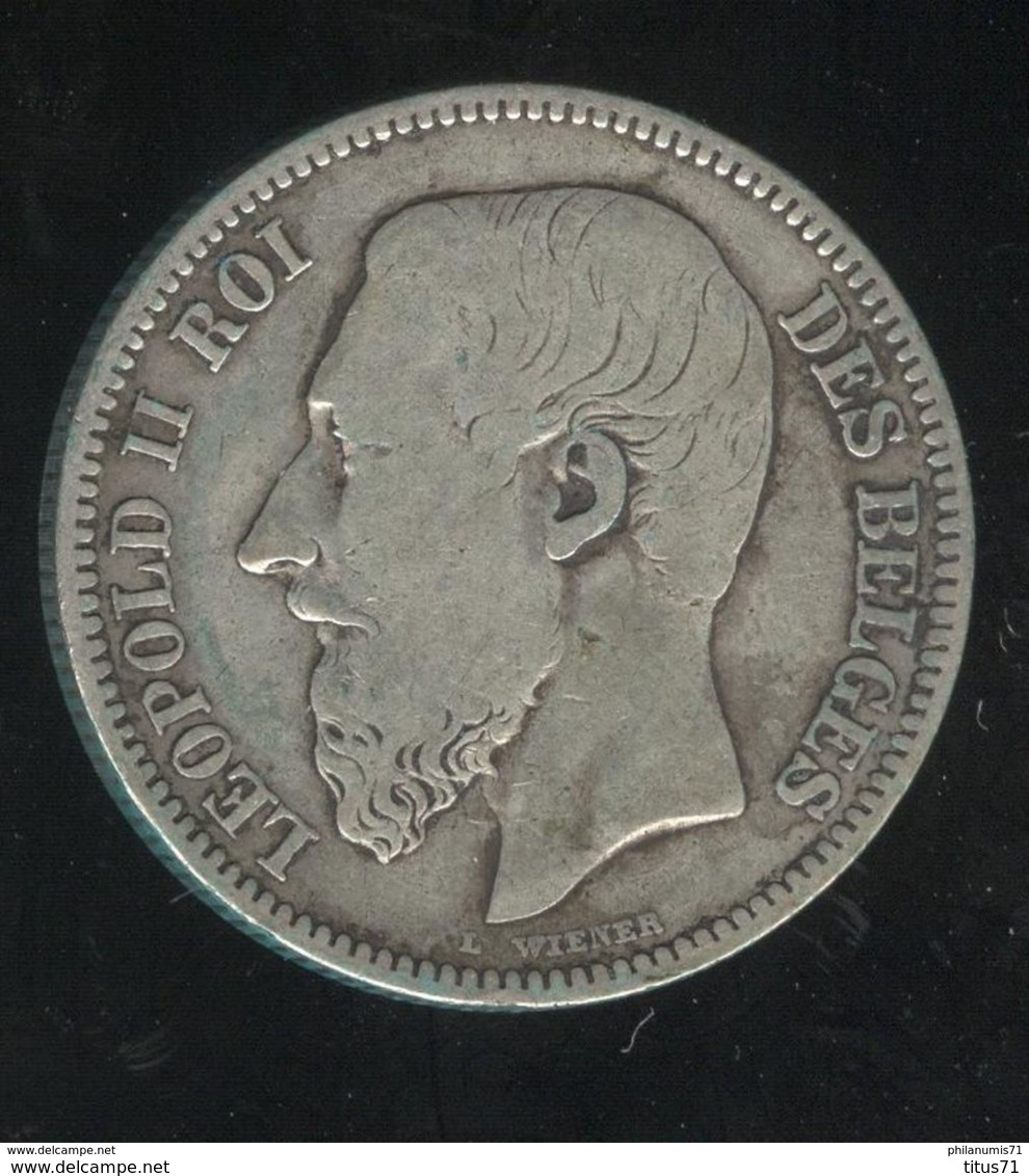 2 Francs Belgique 1867 Léopold II Roi Des Belges - TTB+ - 2 Francs