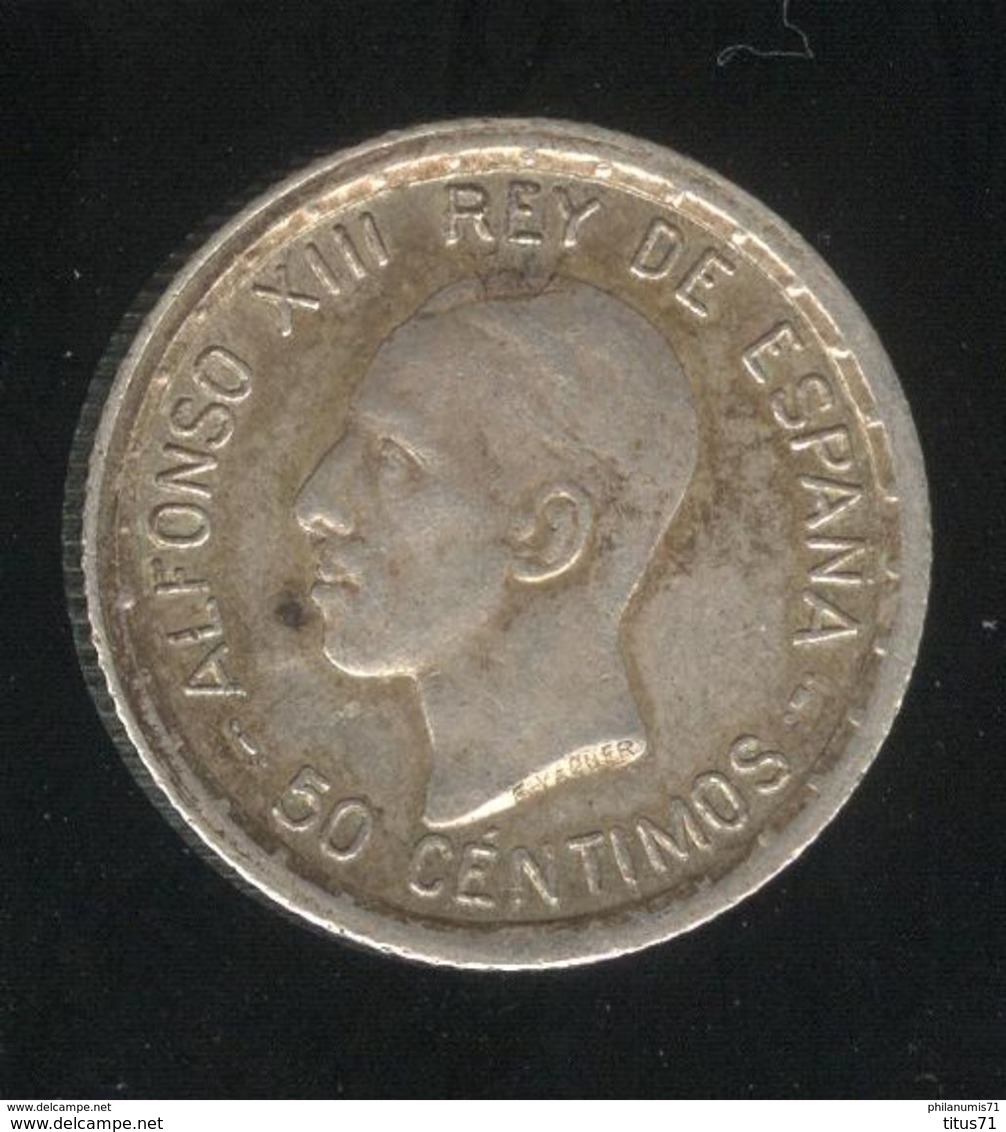 50 Centimos Espagne 1926 Alphonse XII - TTB+ - Autres & Non Classés