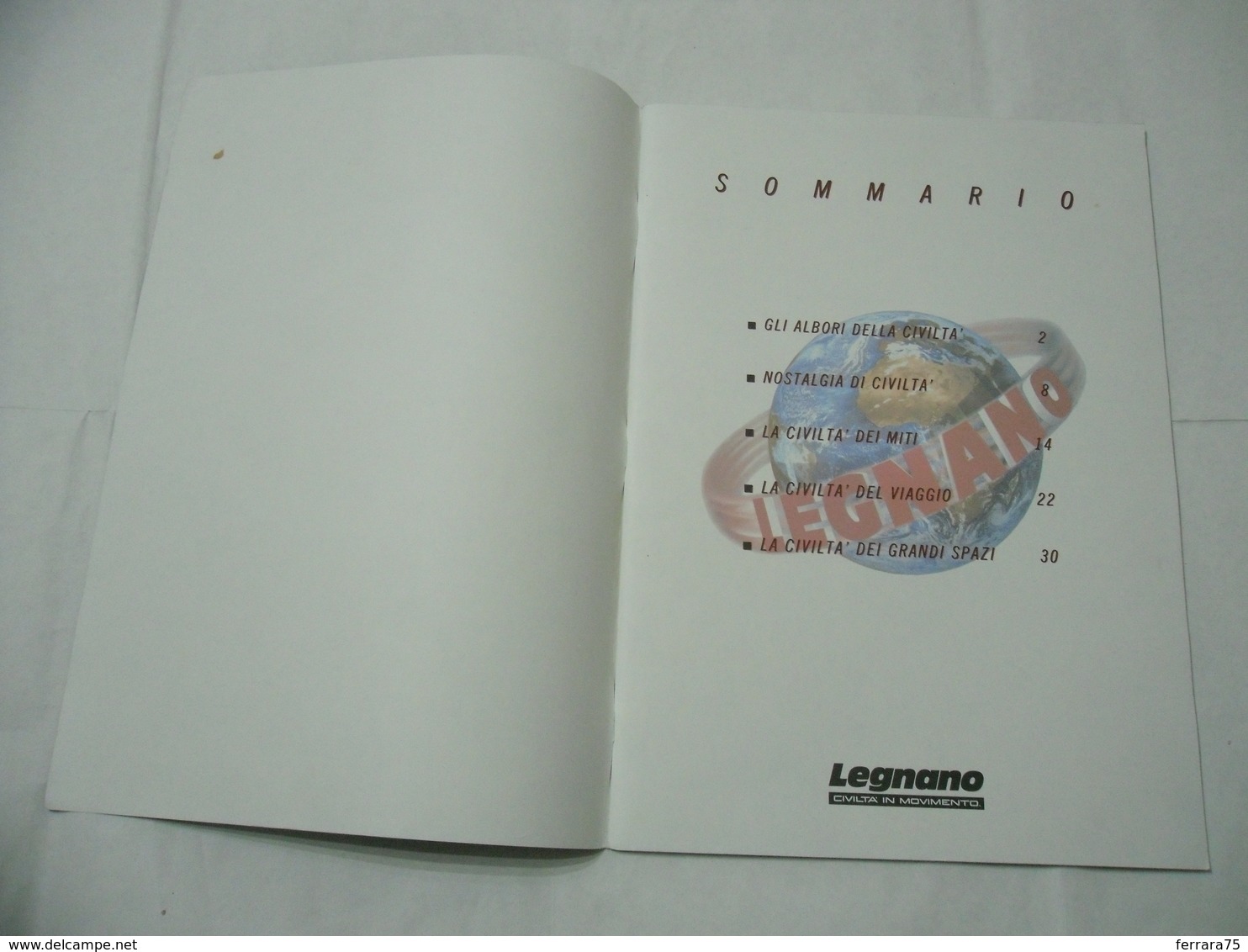 LEGNANO 1991 CIVILTà IN MOVIMENTO CATALOGO DA COLLEZIONE SERIE LIMITATA - Sport