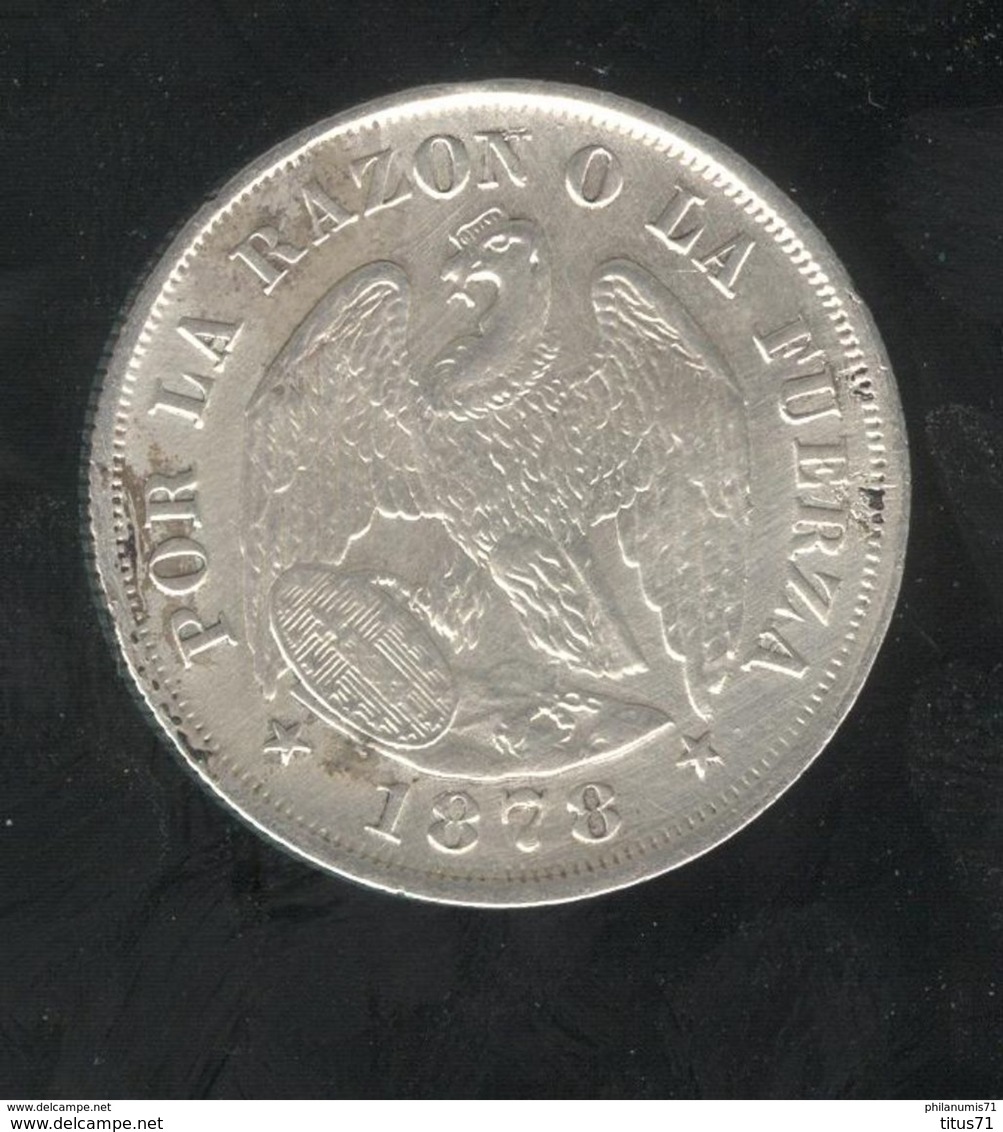 20 Cents Chili / Chile 1878 - Chili