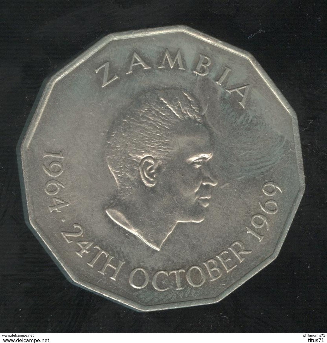 50 Ngwee Zambie 1969 FAO - TTB+ - Zambia