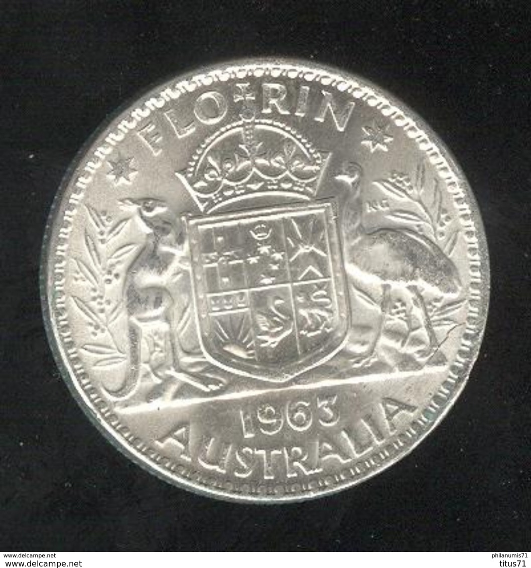 1 Florin Australie 1963 - SUP - Florin