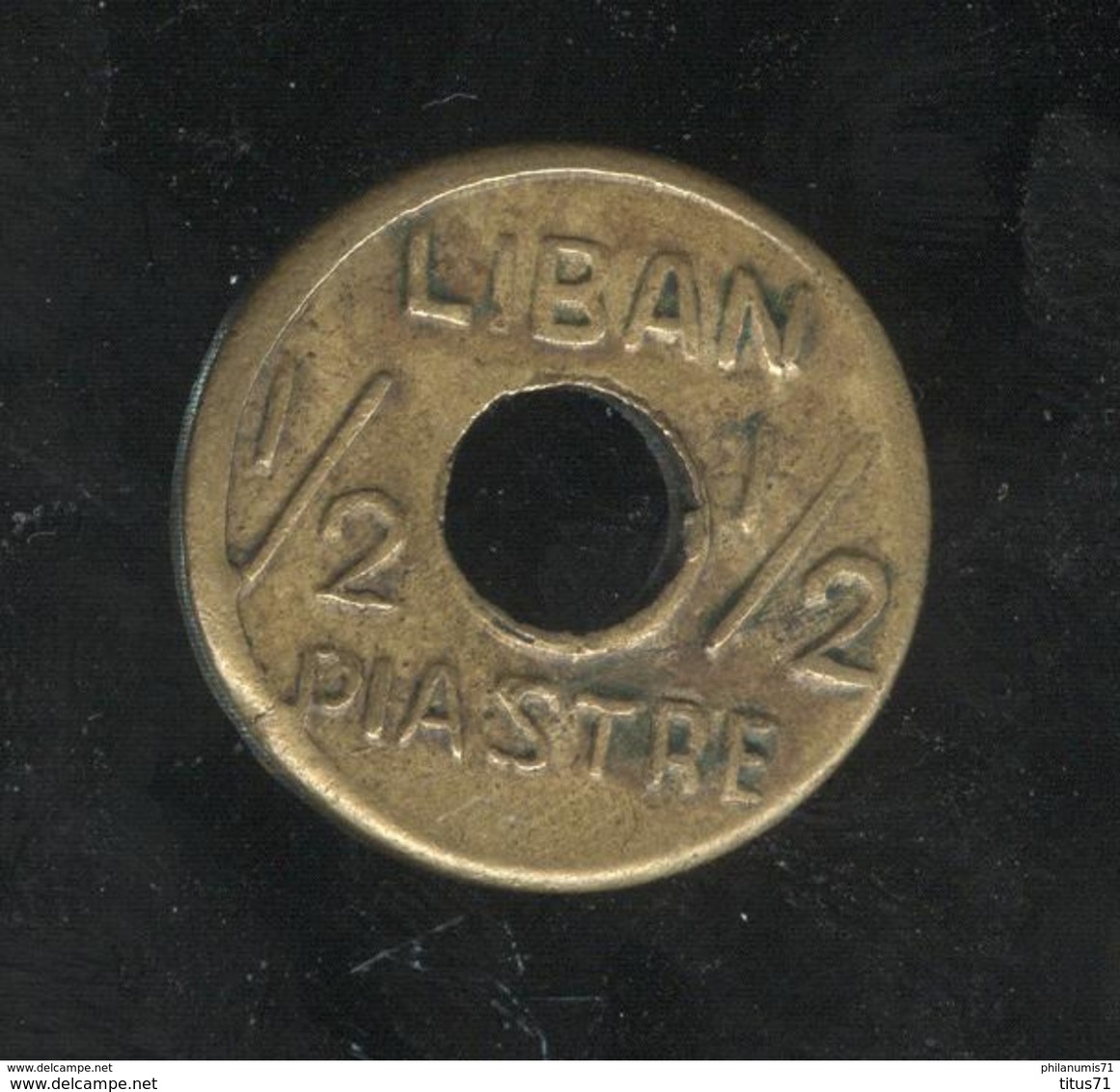 1/2 Piastre Liban / Lebanon 1942 - 1945 - Libanon