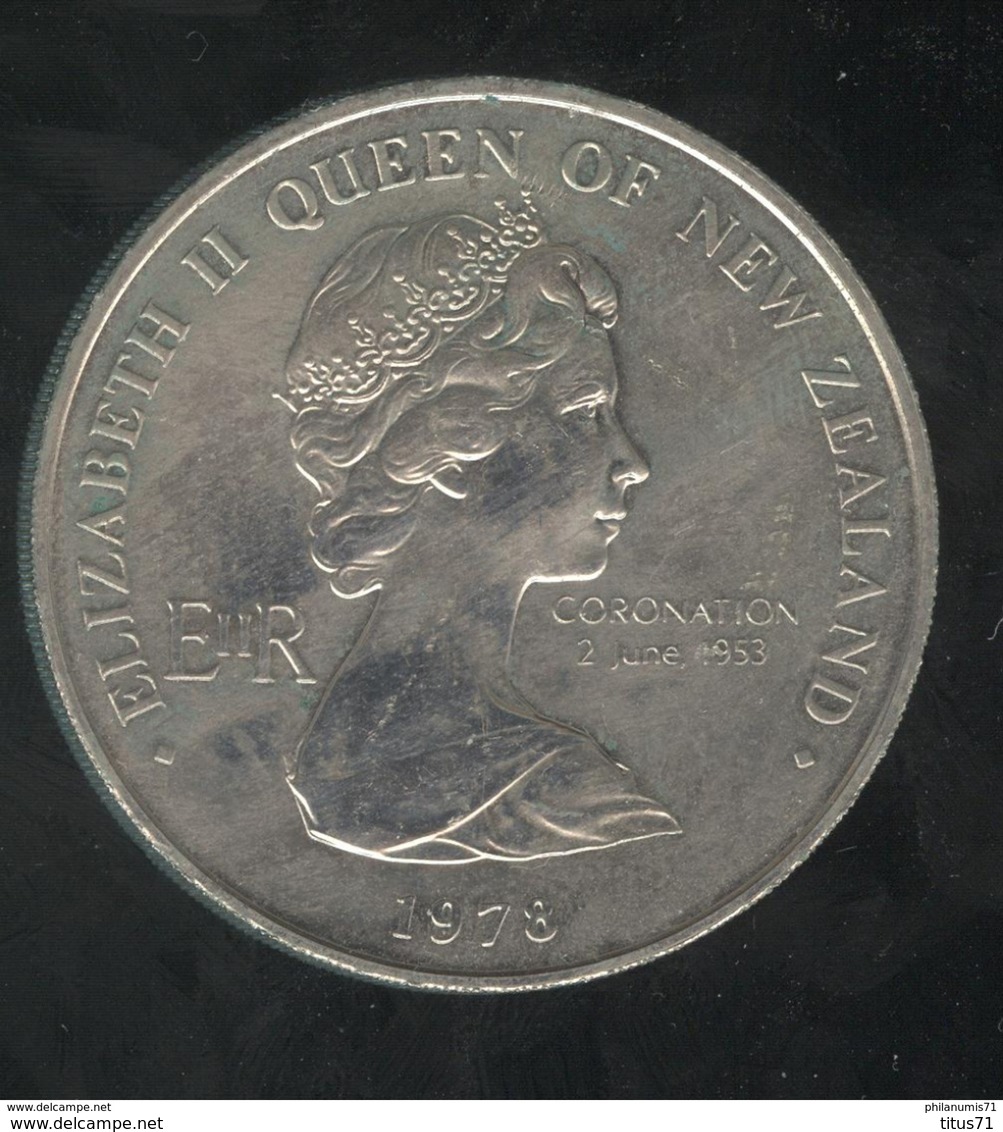 1 Dollar Nouvelle Zélande / New Zealand - CC Coronation 1978 - Nouvelle-Zélande