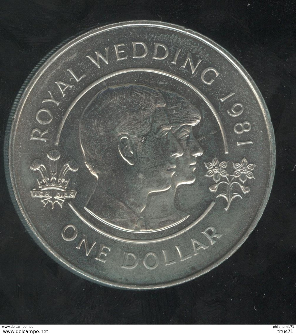 1 Dollar Bermudes / Bermuda - CC Royal Wedding 1981 - Bermudes