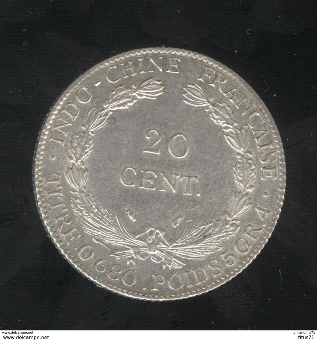 20 Centimes Indochine Française 1937 - SUP - Other & Unclassified