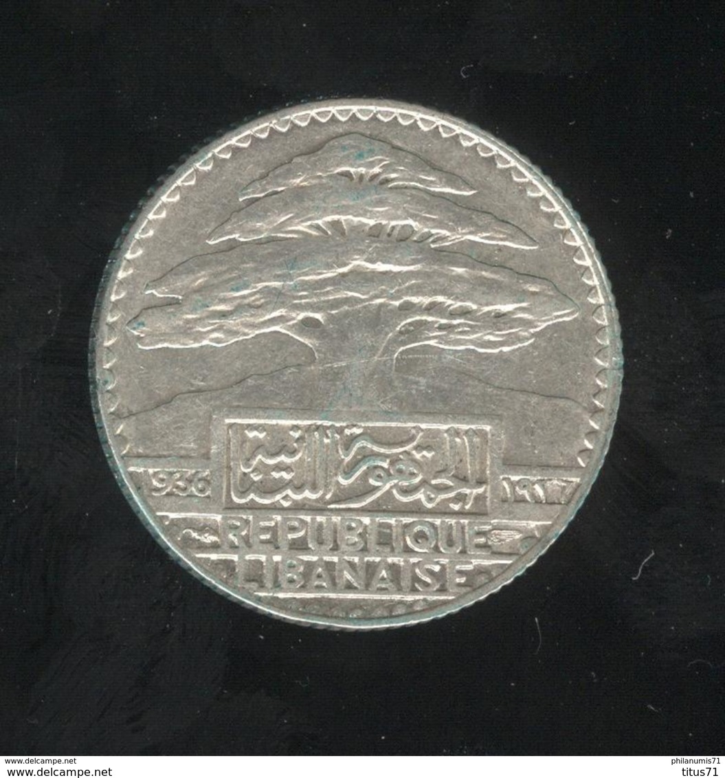 25 Piastres Liban / Lebanon 1936 TTB+ - Lebanon