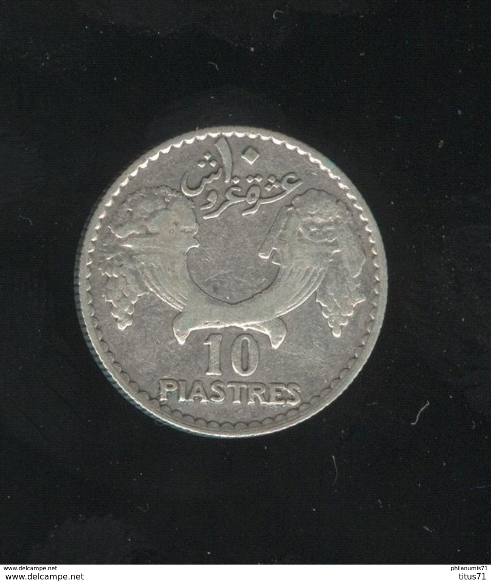 10 Piastres Liban / Lebanon 1929 TTB - Liban