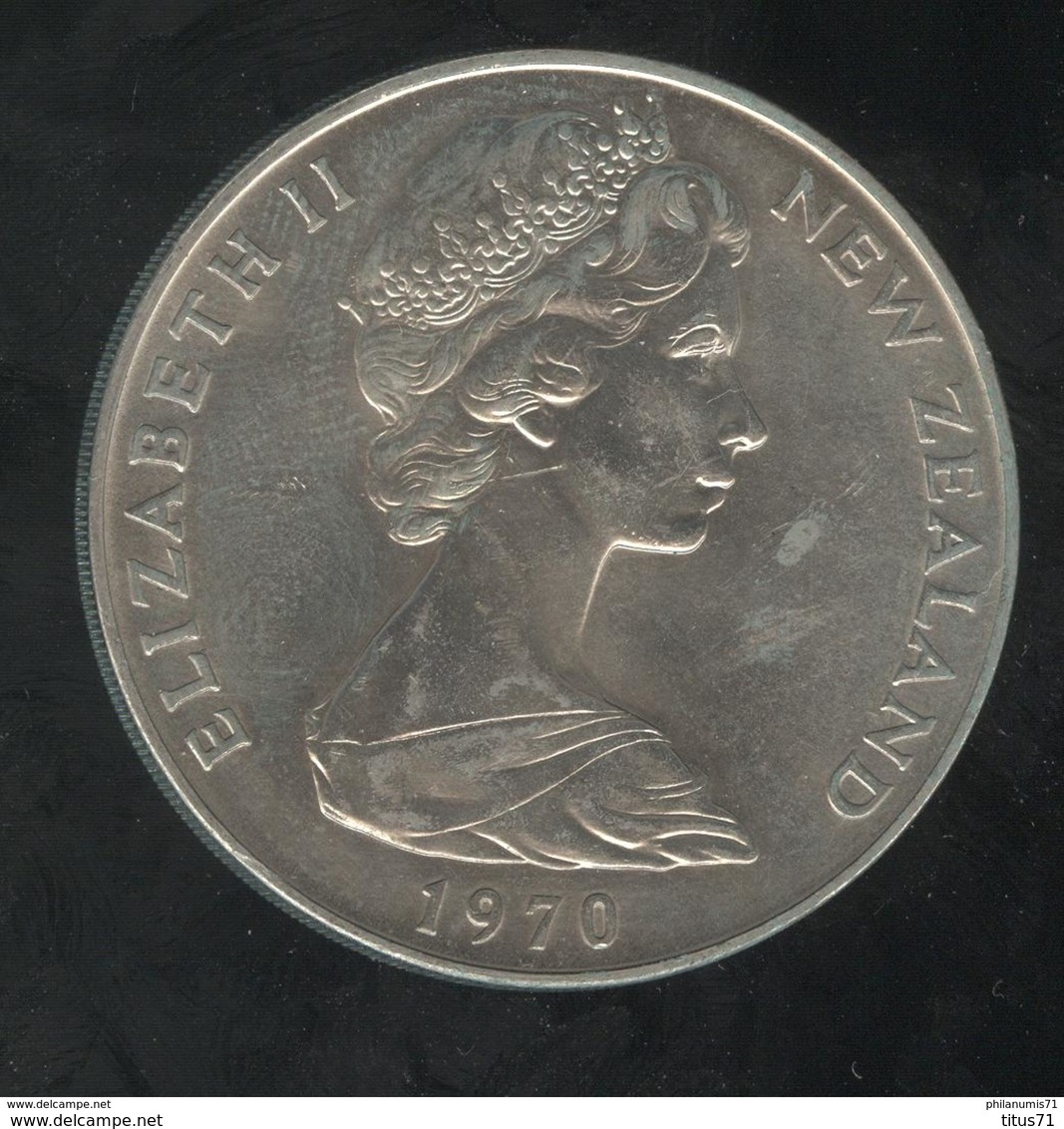 1 Dollar Nouvelle Zélande / New Zealand - CC Visite Royale 1970 - Nouvelle-Zélande