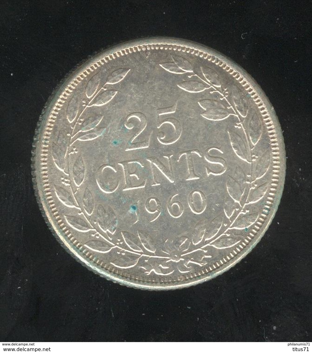 25 Centimes Liberia 1960 - Liberia