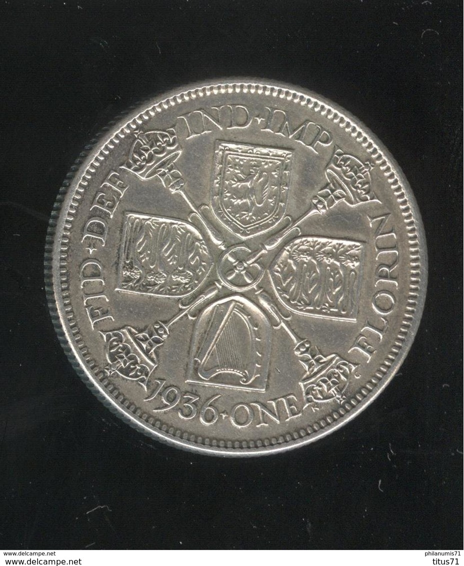 1 Florin Grande Bretagne / United Kingdom 1936 SUP - J. 1 Florin / 2 Schillings