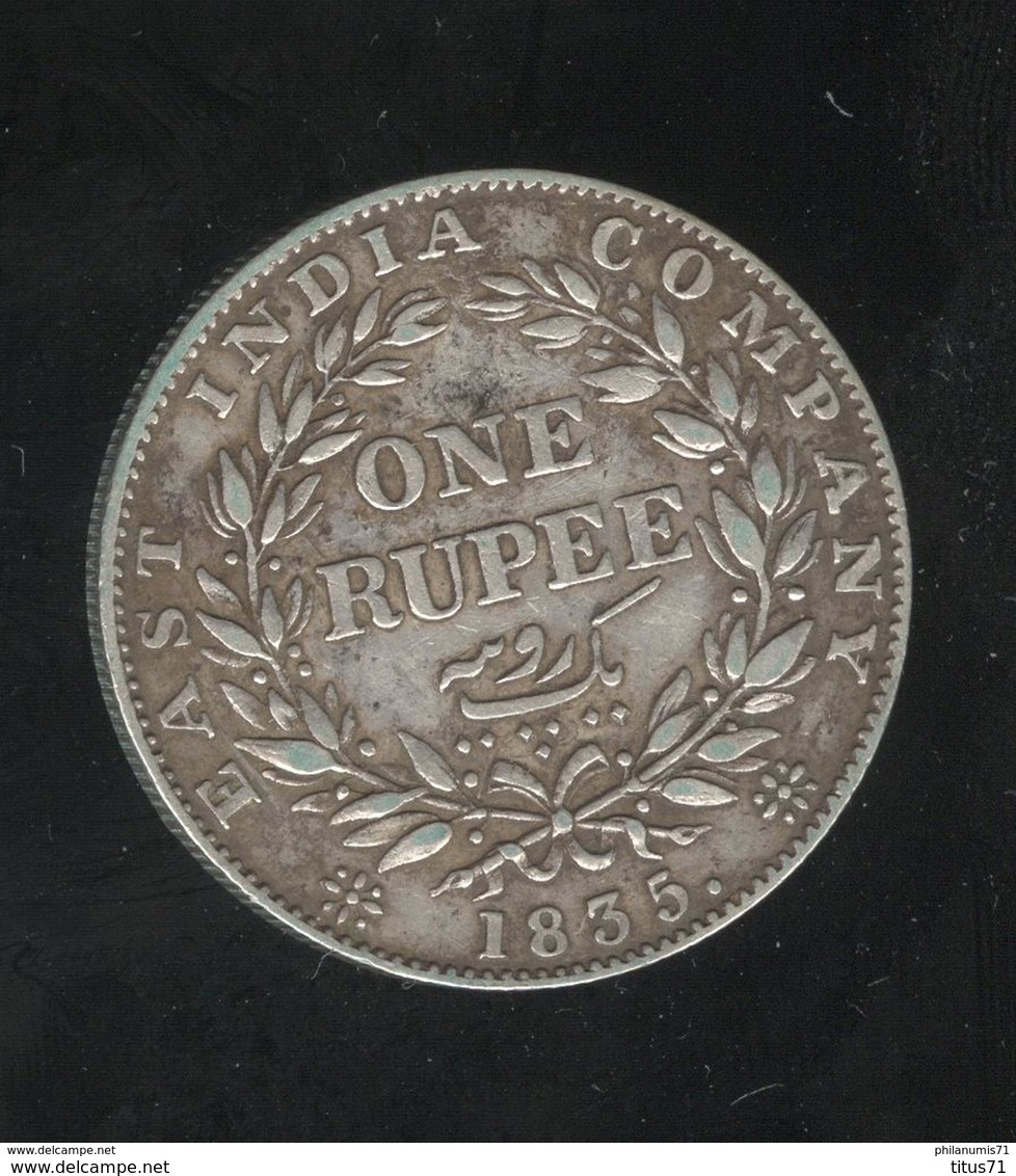 One Rupee East India Company 1835 TTB - Colonies