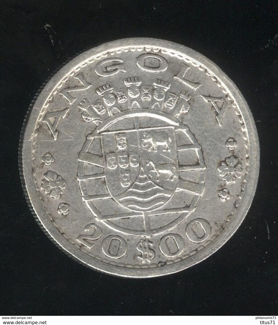 20 Escudos 1955 Angola Colonie Portugaise TTB+ - Angola