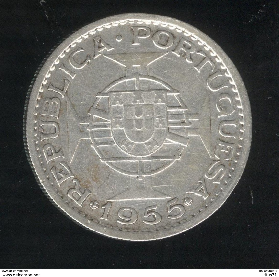 20 Escudos 1955 Angola Colonie Portugaise TTB+ - Angola