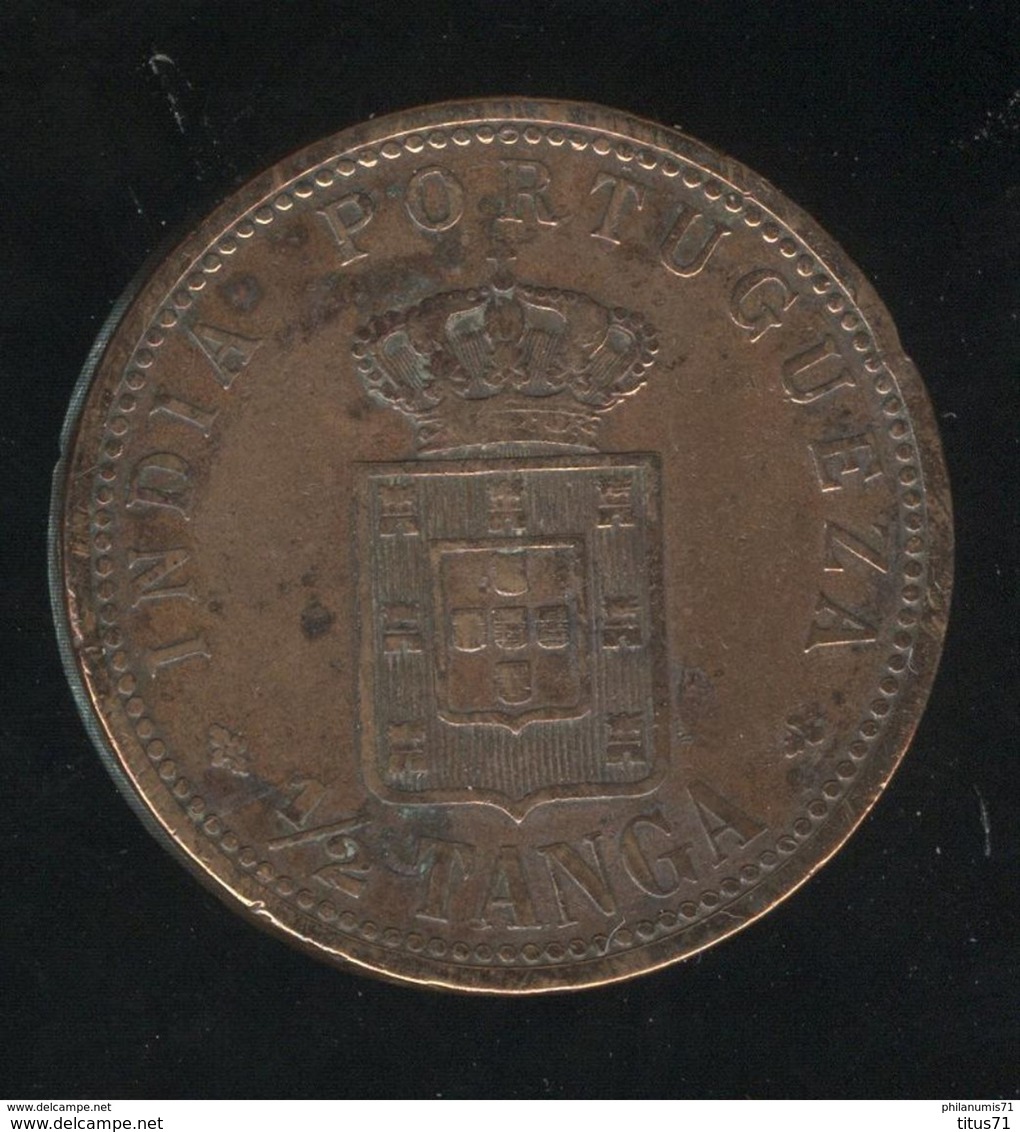 1/2 Tonga Inde Portugaise 1903 - Carlos I - TTB - Inde