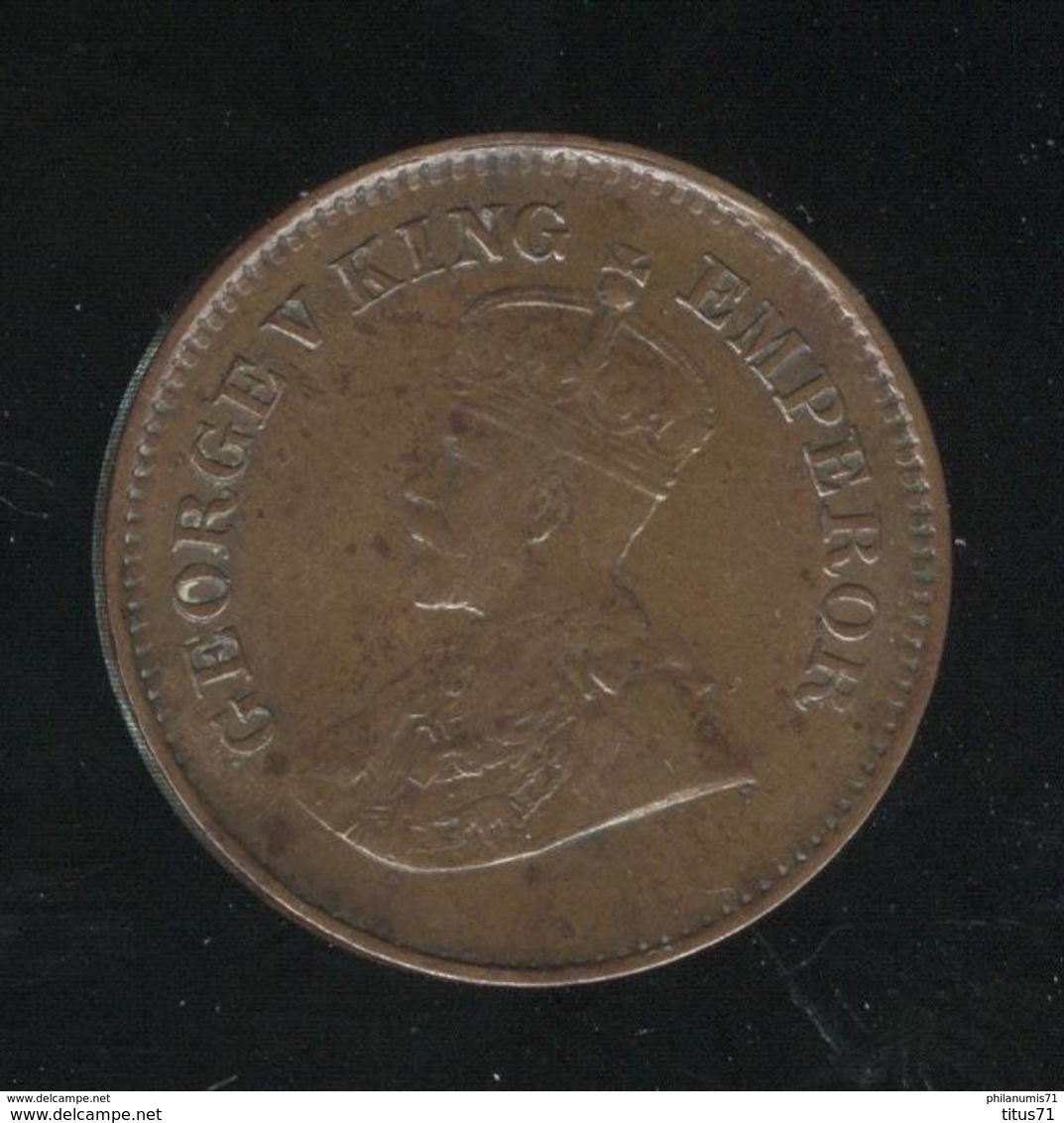 1/2 Pice Inde / India 1935 - Georges V - SUP - Colonies