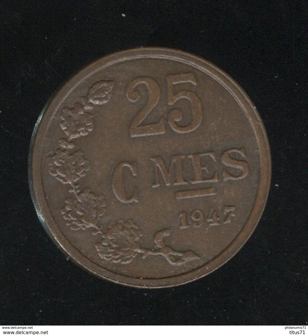 25 Centimes Luxembourg / Luxemburg 1947 SUP - Luxembourg