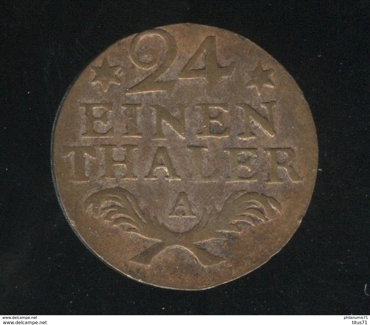 1/24 Thaler Allemagne 1782 - TTB+ - Groschen & Andere Kleinmünzen