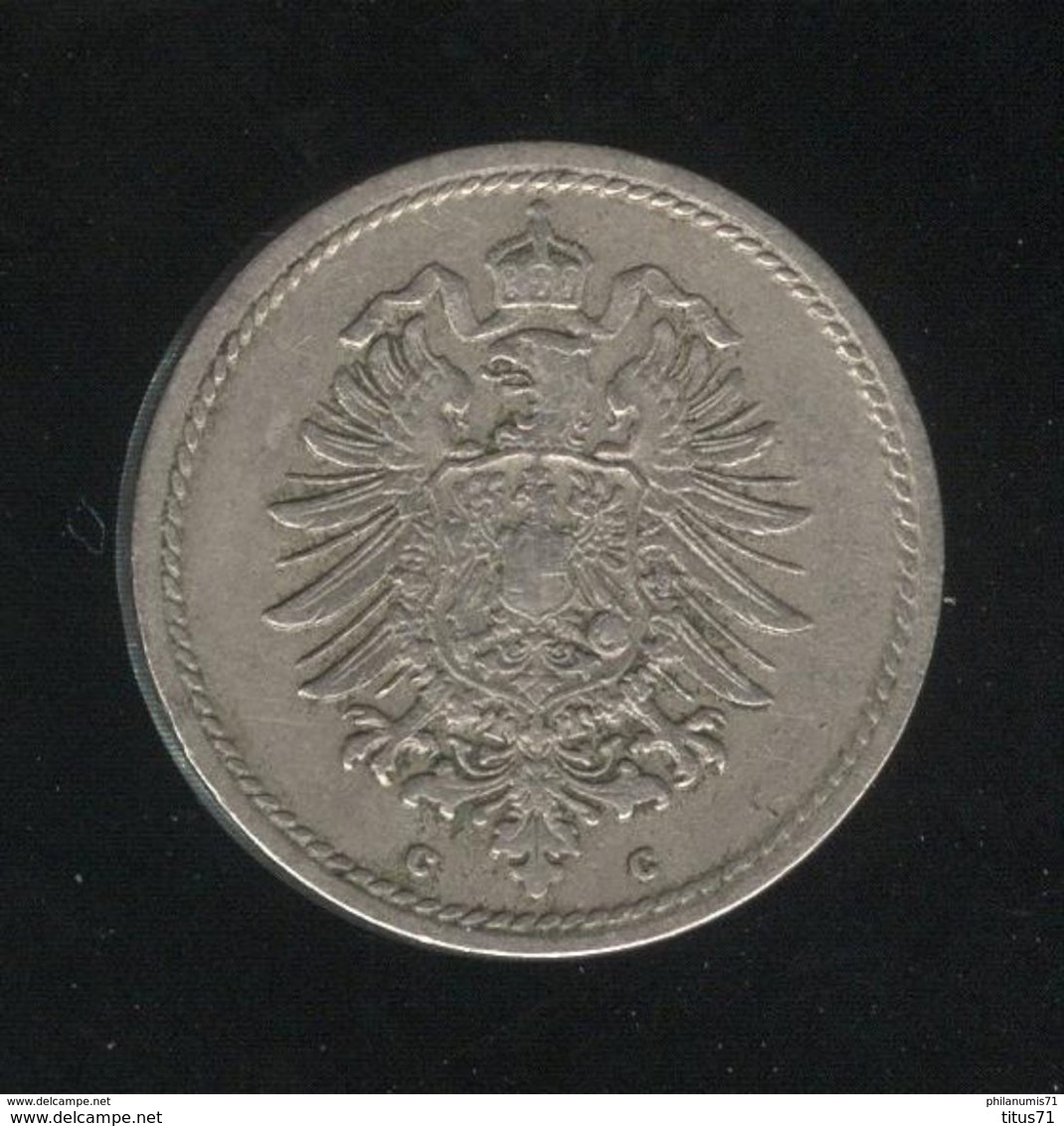 5 Pfennig Allemagne / Germany 1875 C - TTB+ - 5 Pfennig