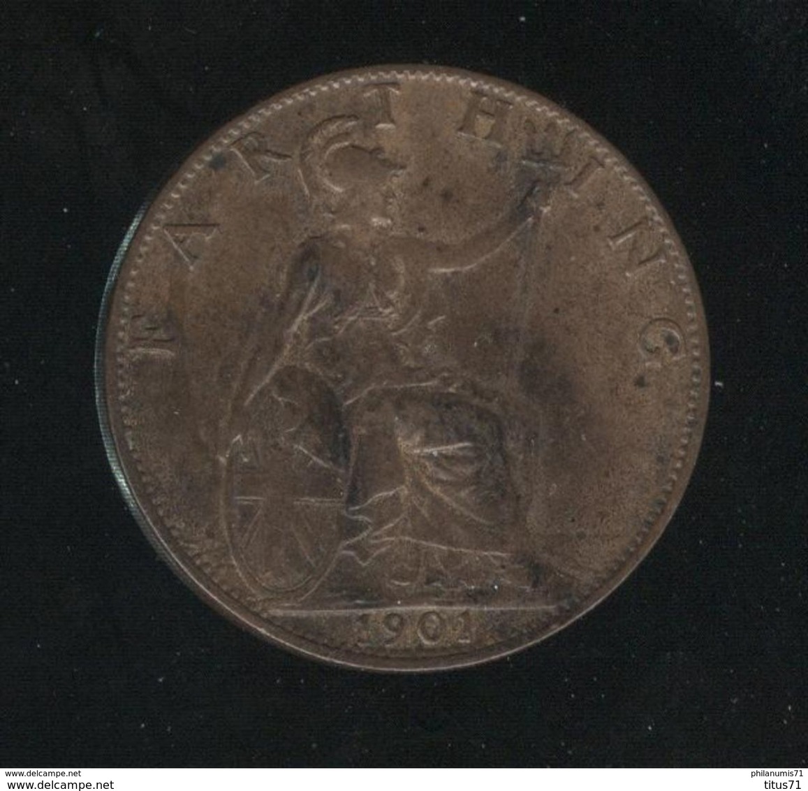 1 Farthing Grande Bretagne / United Kingdom Victoria 1901 SUP - B. 1 Farthing