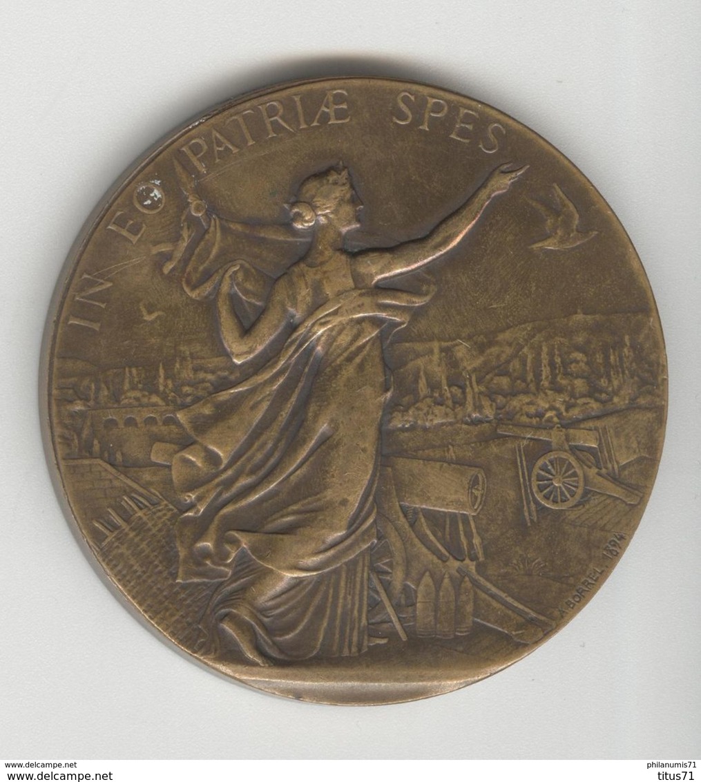 Médaille De Député - In Eo Patriae Spes - Offert Par M. Aimond 1900-1920 - SUP - Professionnels / De Société