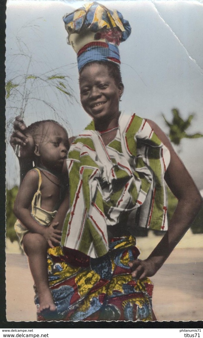 CPSM Coloniale - Mère Et Enfant - Circulée - Afrique