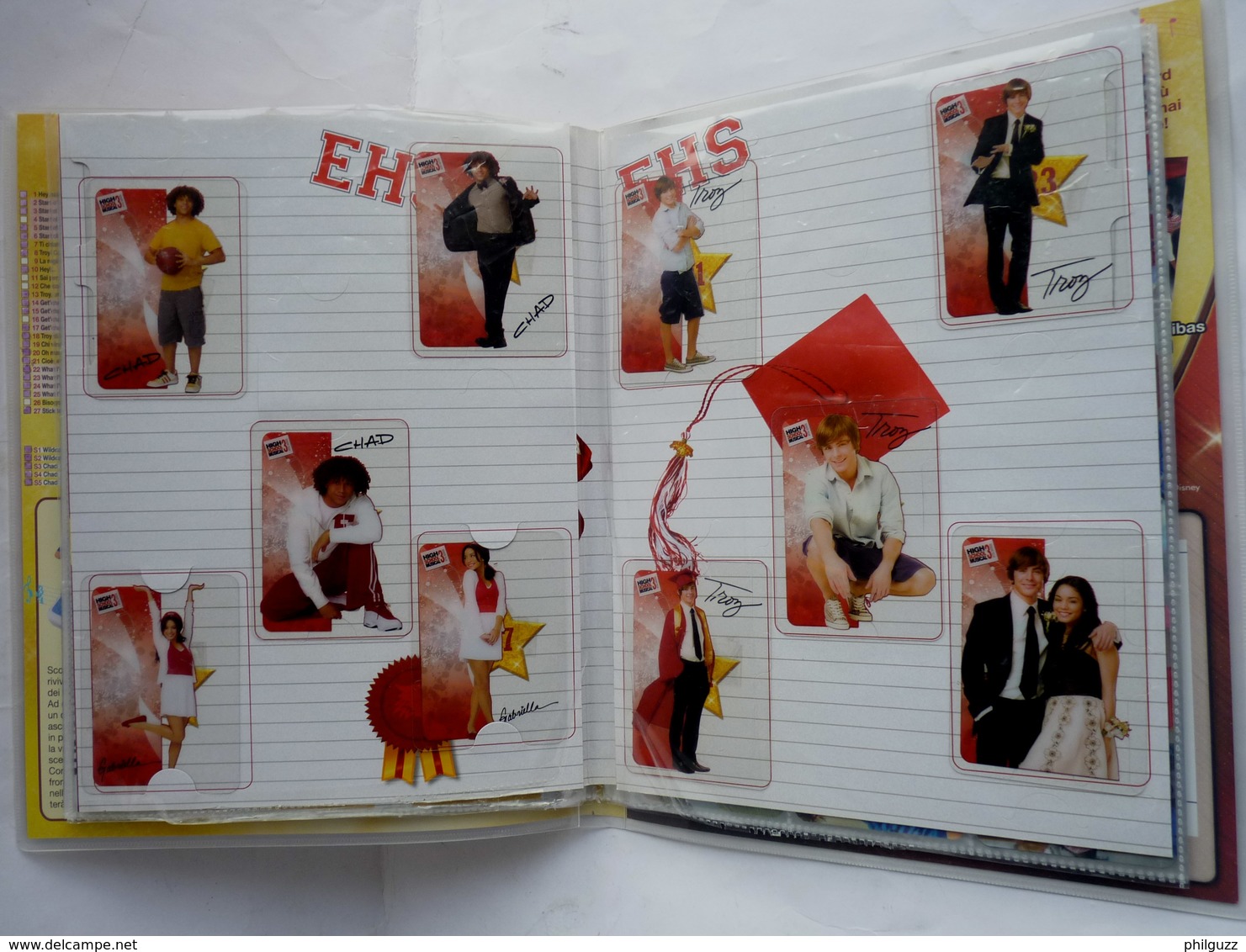 ALBUM D'IMAGES EDIBAS CARDS HIGH SCHOOL MUSICAL Sound Card 2004 - Incomplet Manque 35 Cartes Sur 192 - Autres & Non Classés