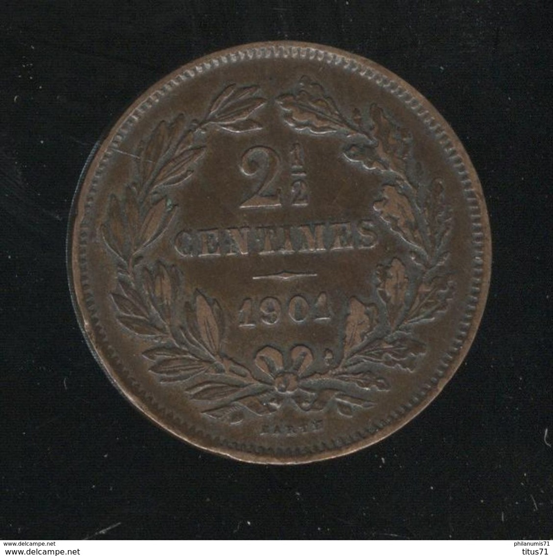 2,5 Centimes Luxembourg / Luxemburg 1901 TTB+ - Luxembourg