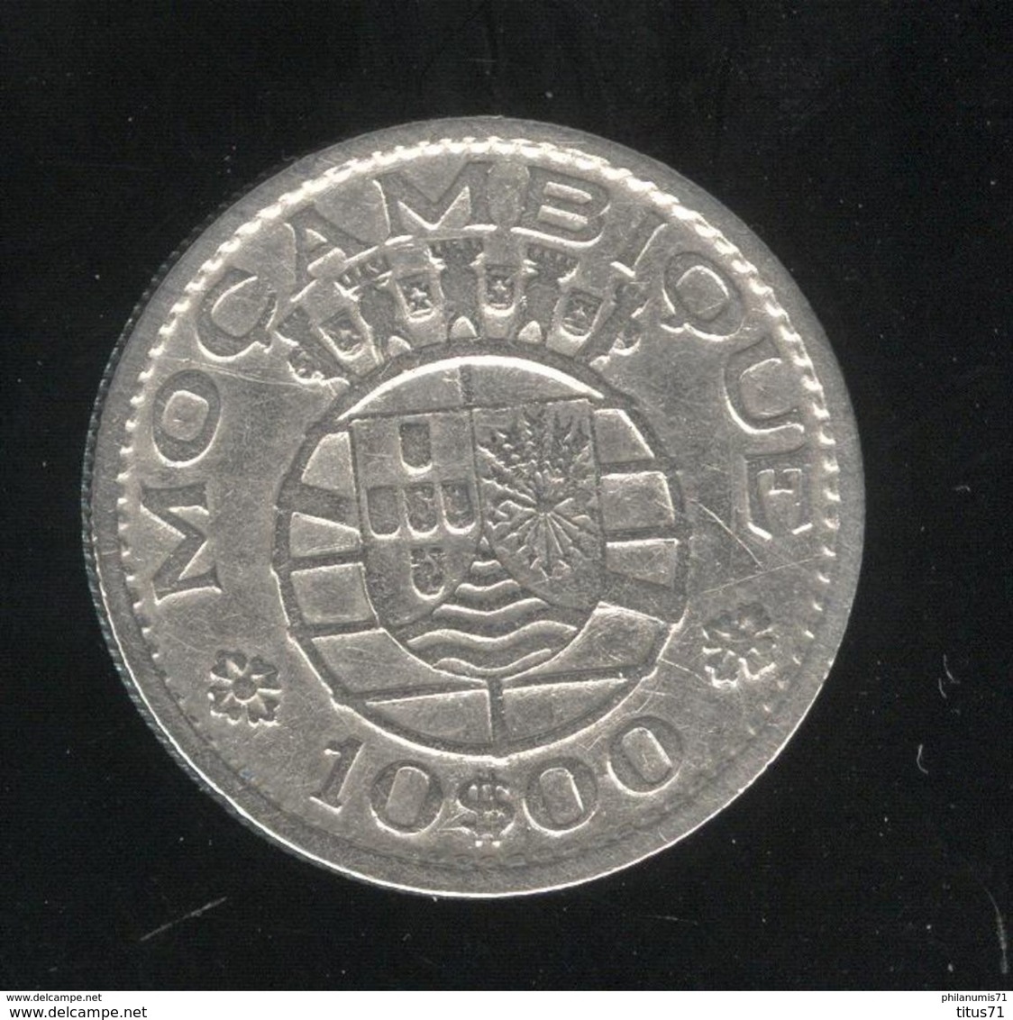 10 Escudos 1954 Mozambique Colonie Portugaise - Mosambik