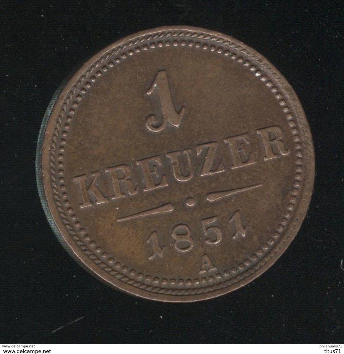 10 Kreuzer Autriche / Austria 1851 A - SUP ( Lot 3 ) - Autriche