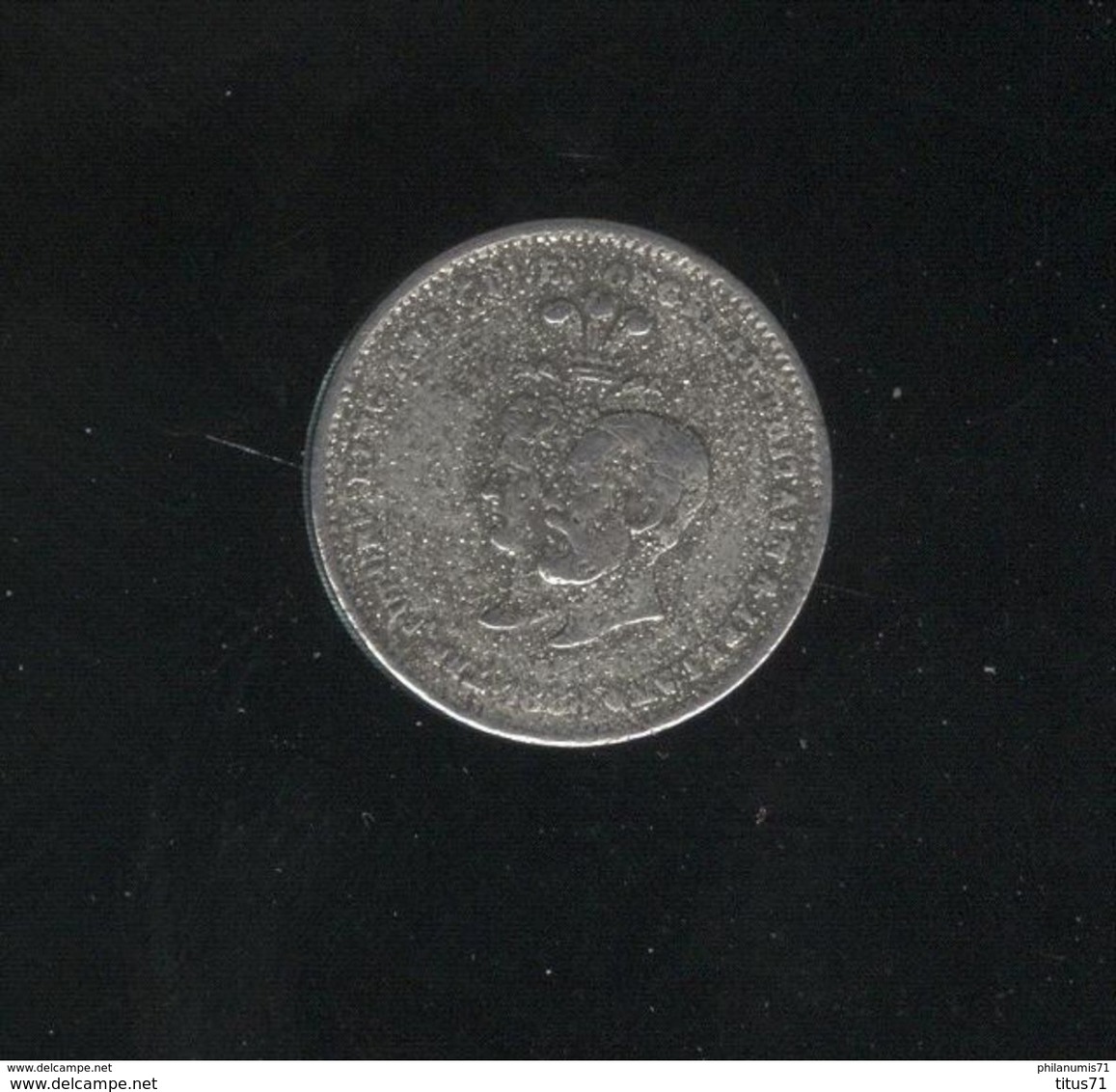 Jeton Grande Bretagne - Albert Et Alexandra 1888 - Maundy Sets & Gedenkmünzen