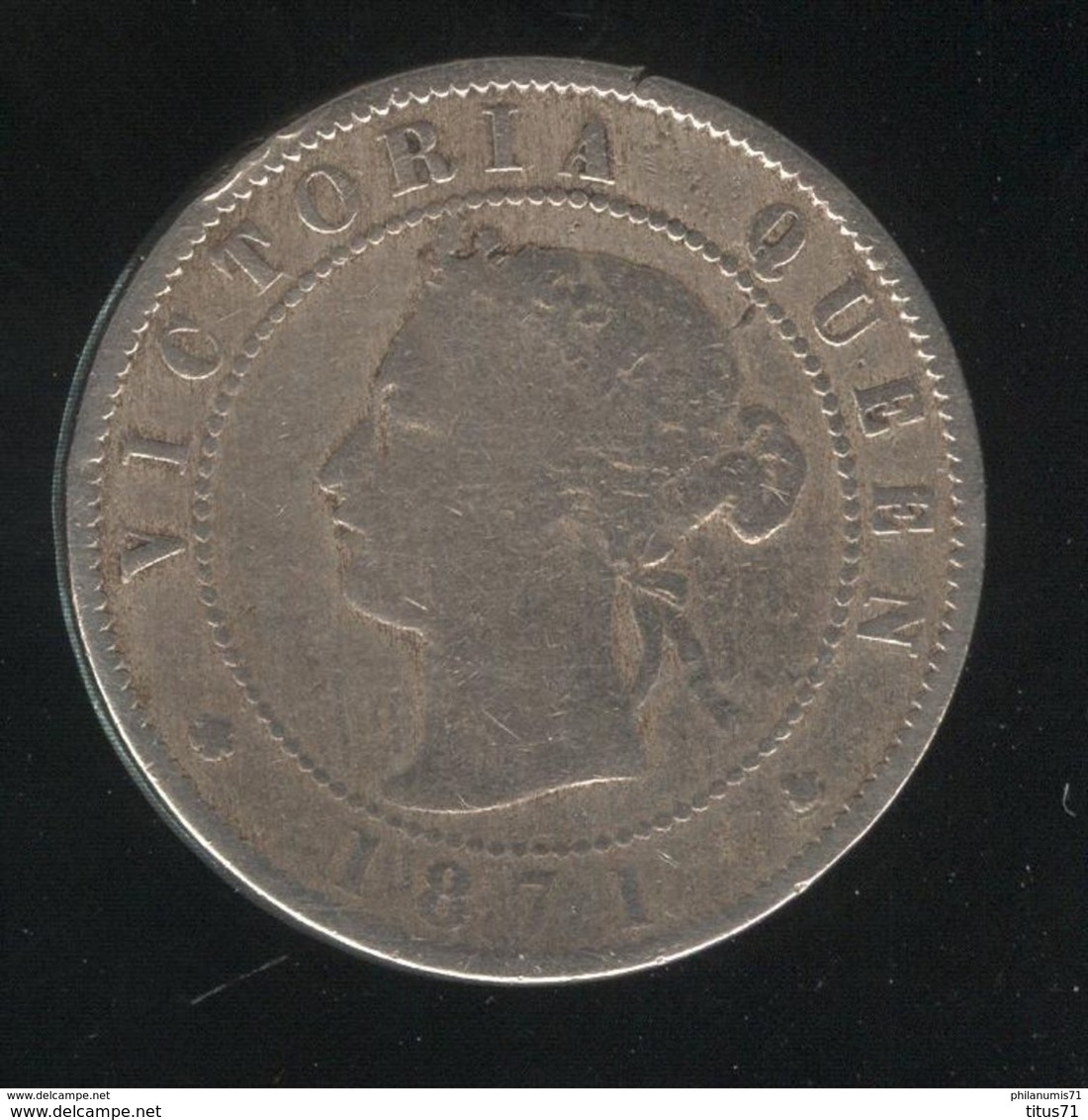 1/2 Penny Jamaïque 1871 - Victoria - TTB - Jamaique