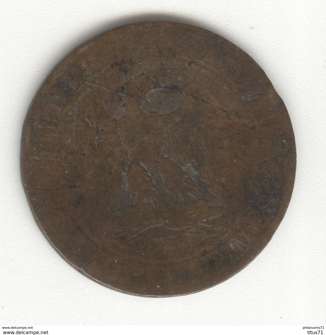 5 Centimes France 1857 W - Otros & Sin Clasificación