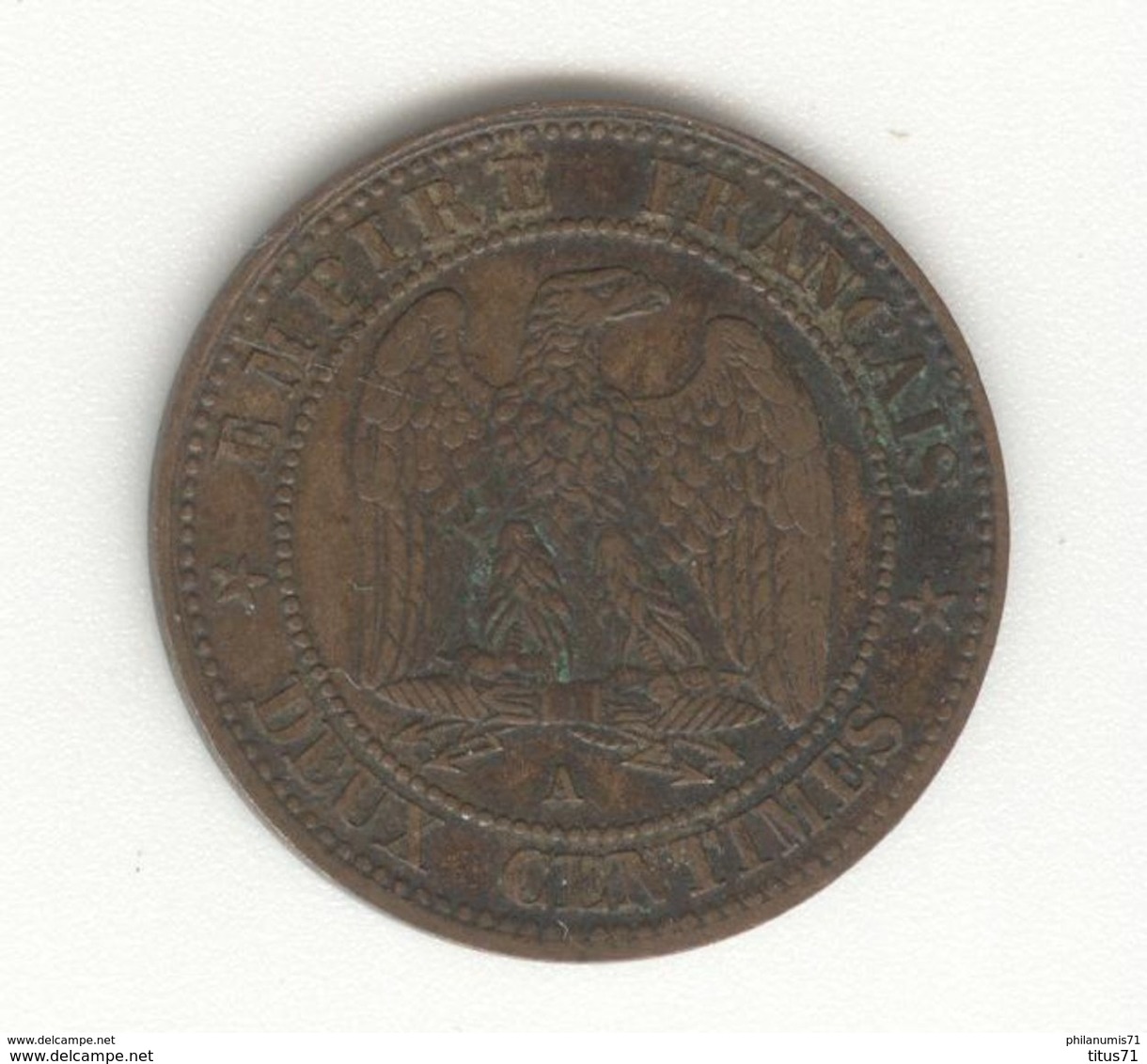 2 Centimes France 1862 A - Napoléon III Tête Laurée - TTB+ - 2 Centimes