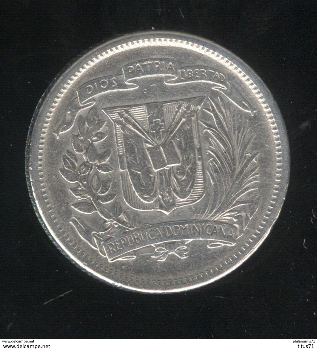 25 Centavos République Dominicaine 1952 TTB+ - Dominicaine