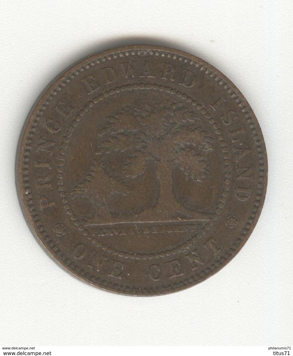 1 Cent Canada 1871 - Prince Edward Island - TTB - Canada