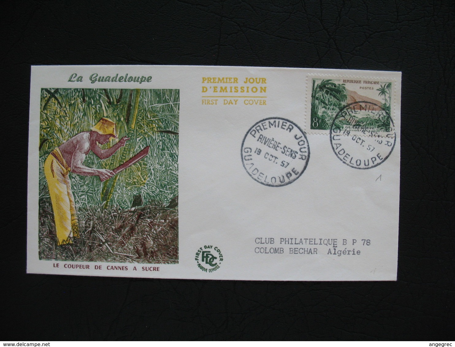 FDC 1957     N° 1125  Rivière Sens à La Guadeloupe      à Voir - 1950-1959