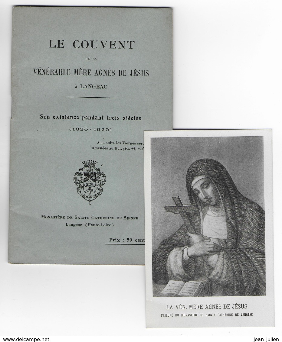 43  - LANGEAC - LE COUVENT - MERE AGNES DE JESUS - Son Existence - 1920 - Auvergne