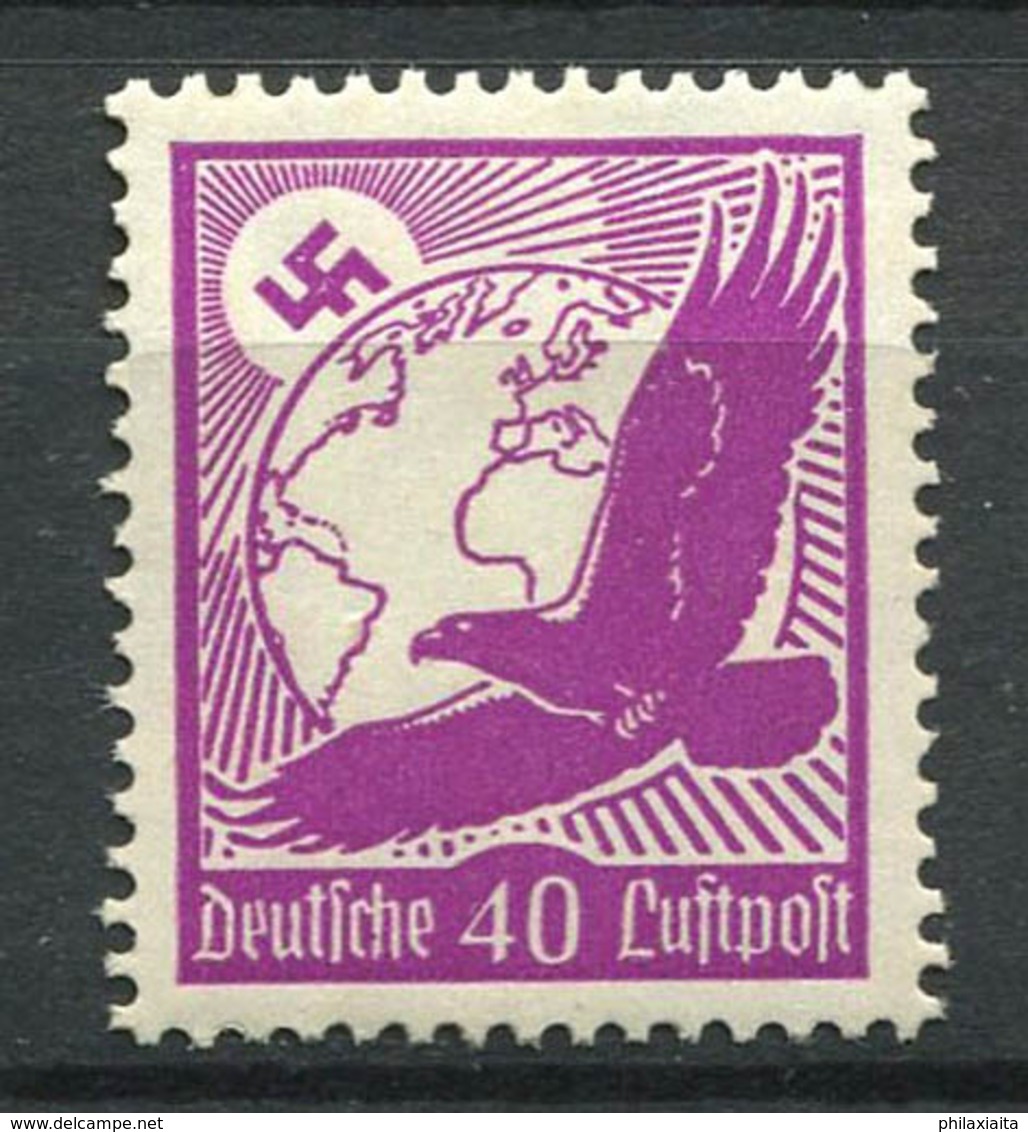 Germania Impero 1934 Mi. 534x Nuovo ** 100% Posta Aerea 40 Pf, Aquila In Volo - Posta Aerea & Zeppelin