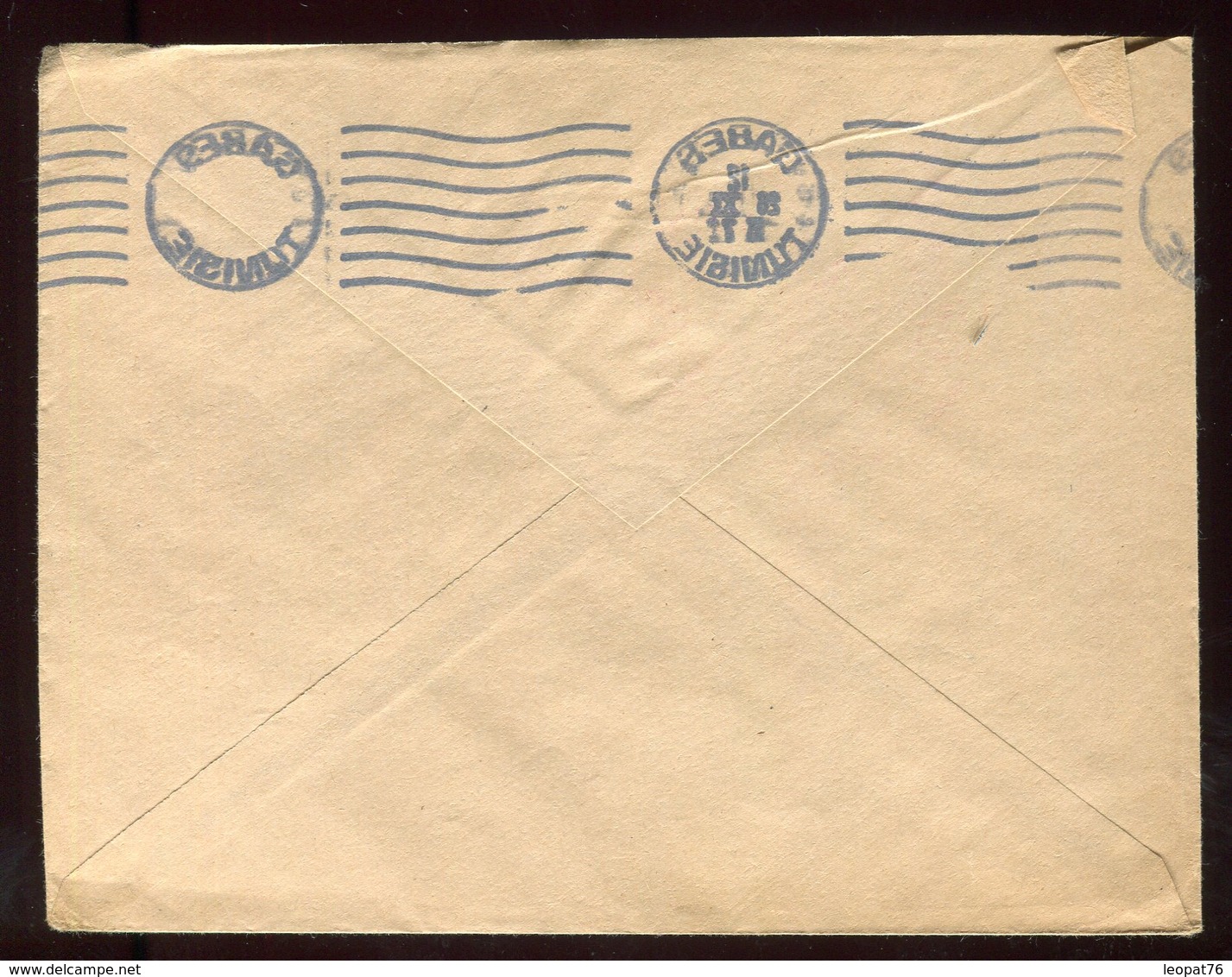 Tunisie - Enveloppe En FM De Gabes Pour La France En 1957 - N247 - Tunisia (1956-...)