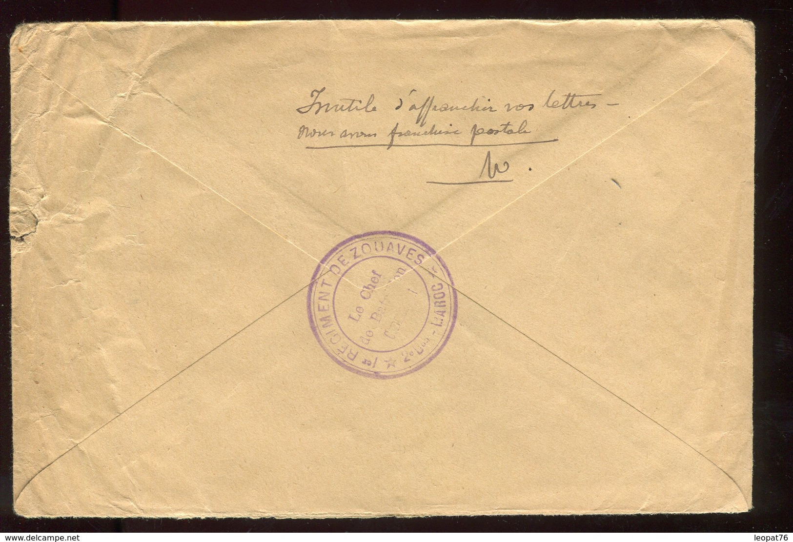 Maroc - Enveloppe En FM De Casablanca En 1911 Pour Paris - N249 - Briefe U. Dokumente