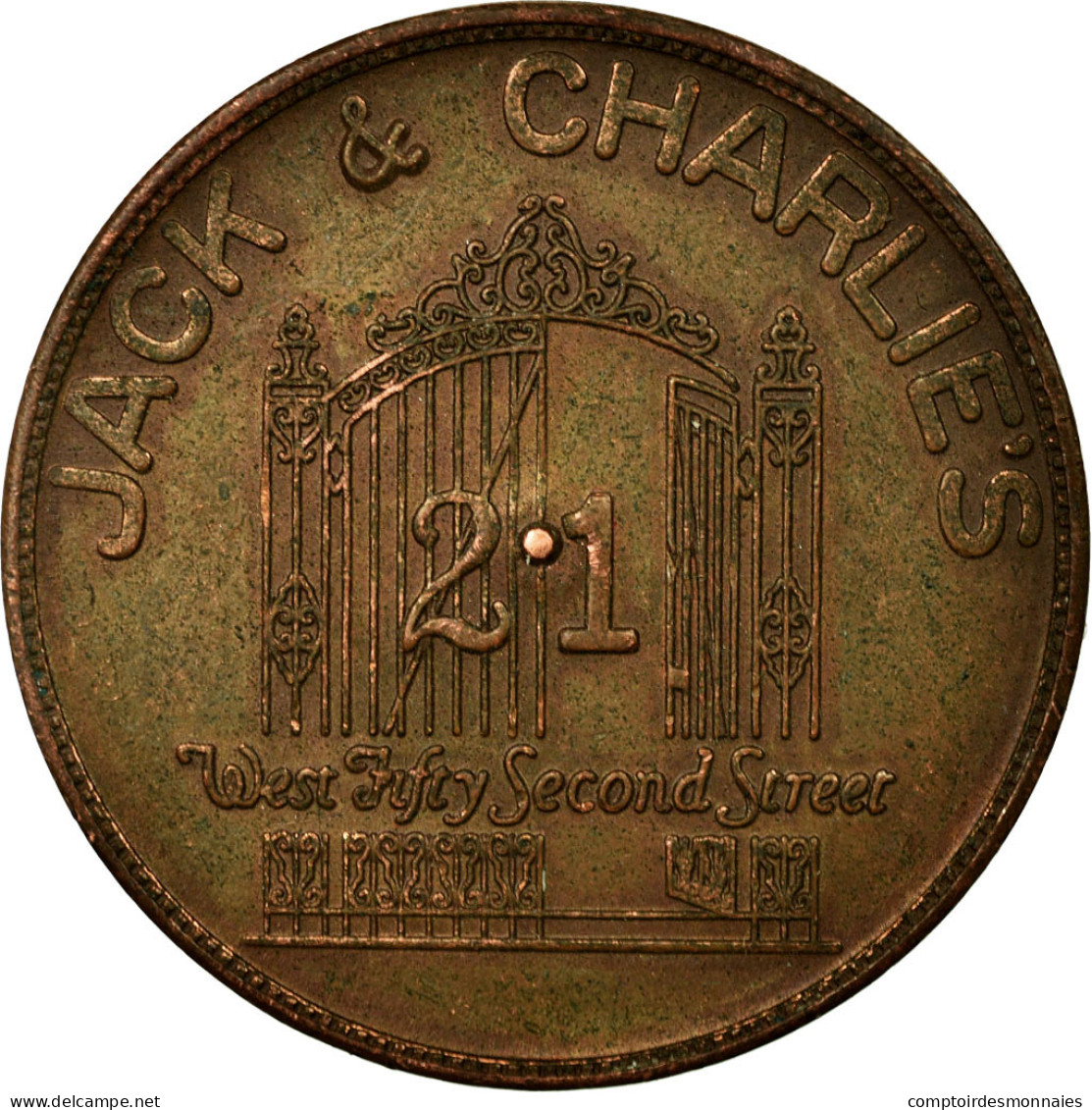 United States Of America, Médaille, Publicitaire, Jack Et Charlies 21 Club - Other & Unclassified