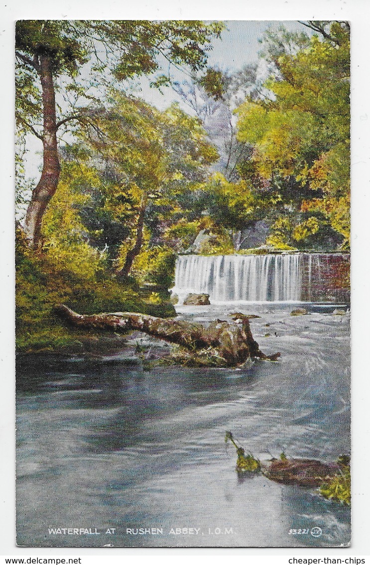 Waterfall At Rushen Abbey, I.O.M. - Valesque 93221 - Isle Of Man